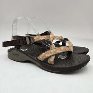 Chaco Women's Sport Orange Hiking Sandal Size 11 M Outdoor Trail Strappy